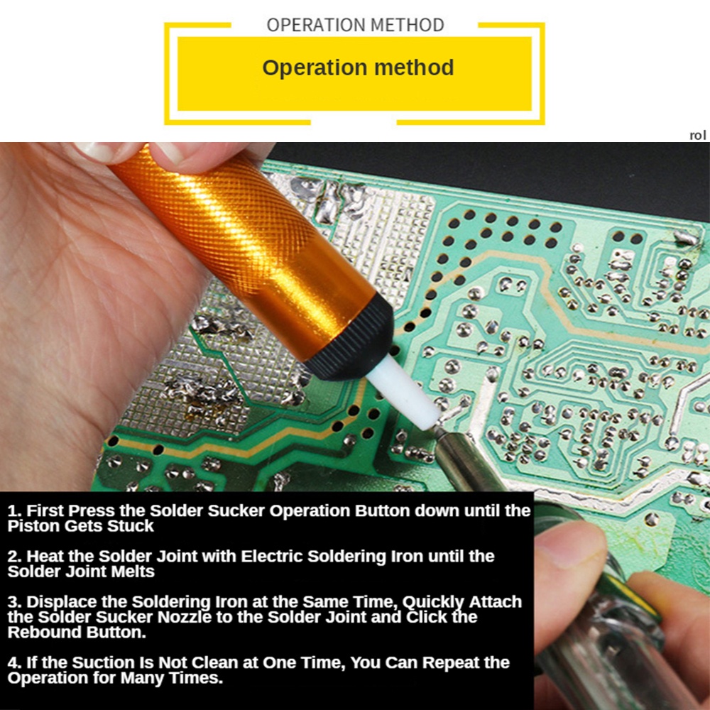 Bút hút thiếc hàn PCBFUN cầm tay tiện dụng
