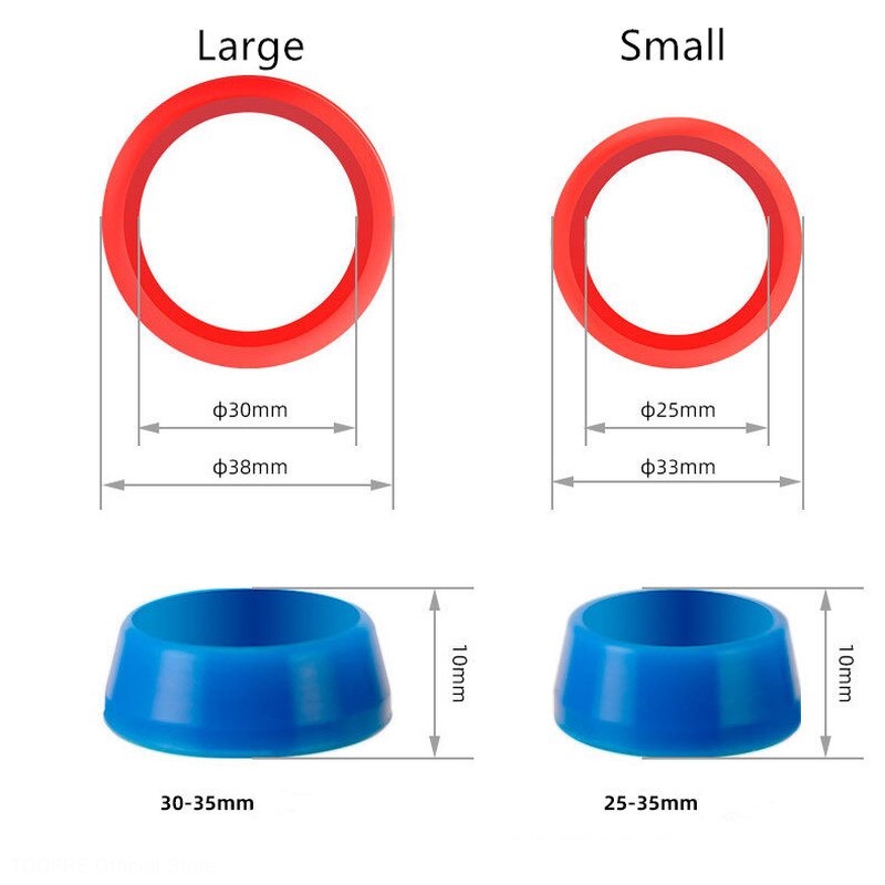 Vòng đệm cao su silicon TOOPRE chống nước bảo vệ yên xe đạp leo núi