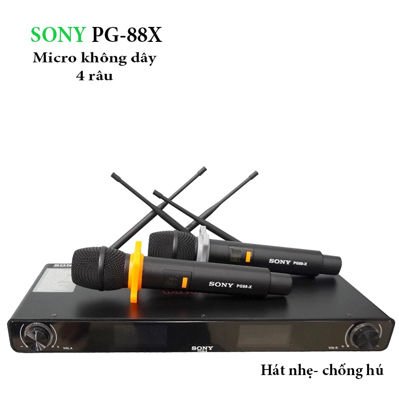 Micro không dây Sony PG88-x hút mạnh, hát hay