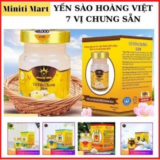 Yến Sào Hoàng Việt Nha Trang Khánh Hòa, Hũ Chưng Nguyên Chất 30% - Có 7 Vị Chưng Sẵn Uống Liền_ Số Lượng 1 Lọ 70ml