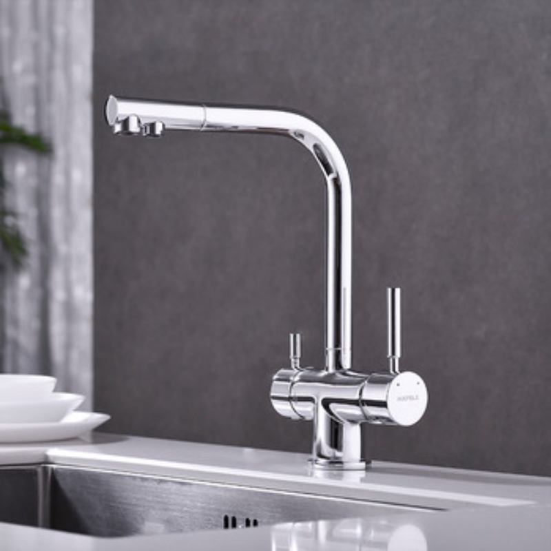 Vòi Rửa Chén Hafele HT21-CH2F271 577.55.210 - Tích Hợp Đường Nước Uống - Bảo Hành 2 Năm