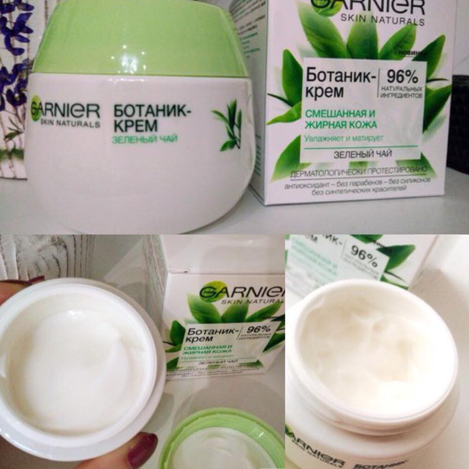 Kem dưỡng Garnier trà xanh dầu, da mụn