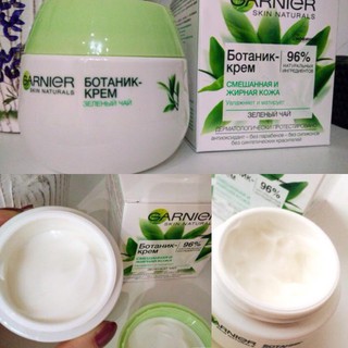 Kem dưỡng Garnier trà xanh dầu, da mụn