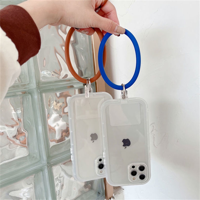 Dây đeo điện thoại silicon vòng đeo tay chống rơi rớt thất lạc đa năng tiện dụng