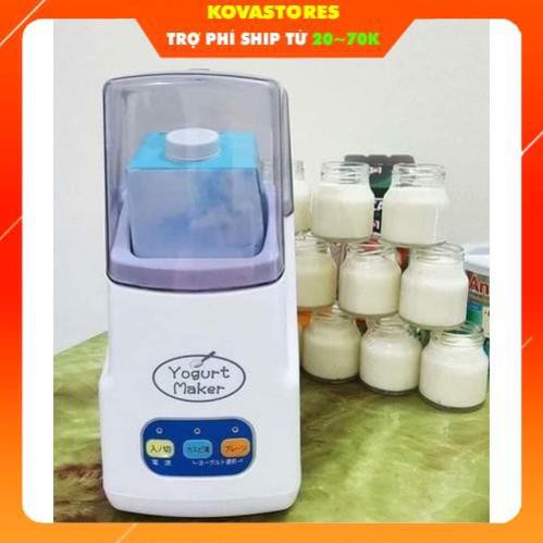 [Xả Lỗ Freeship] Máy Làm Sữa Chua Nhật Bản Tại Nhà Yogurt Maker, 3 Nút Tự Động Công Nghệ Mới, Bảo Hành 12 Tháng - KOVA