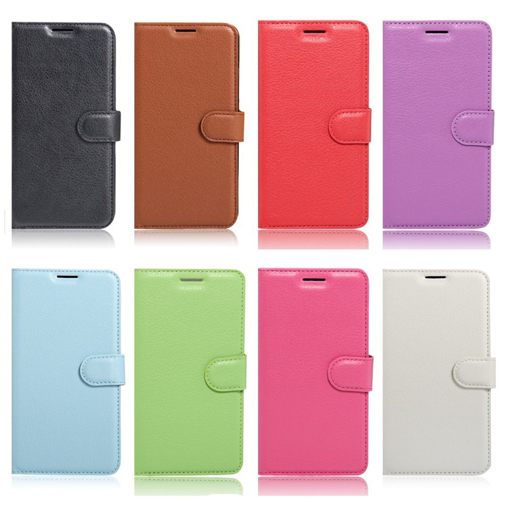 Ốp lưng da thời trang có ngăn đựng thẻ cho Blackberry Keyone