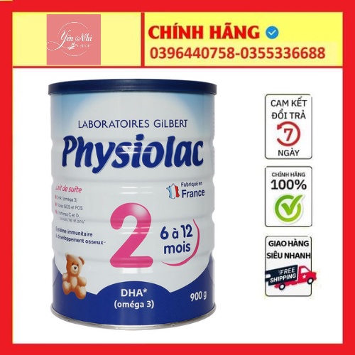 Sữa Physiolac số 2 lon 900g date mới nhất