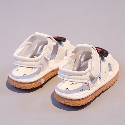 Giày Đế Mềm Hình Chuột Mickey Cho Bé Tập Đi