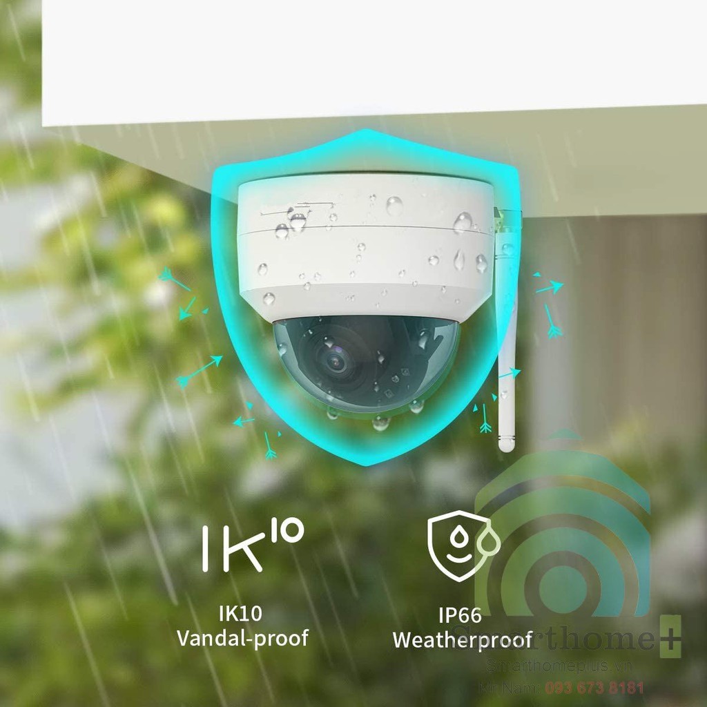 Camera Dome Chống Nước Wifi Tuya SHP-CI14