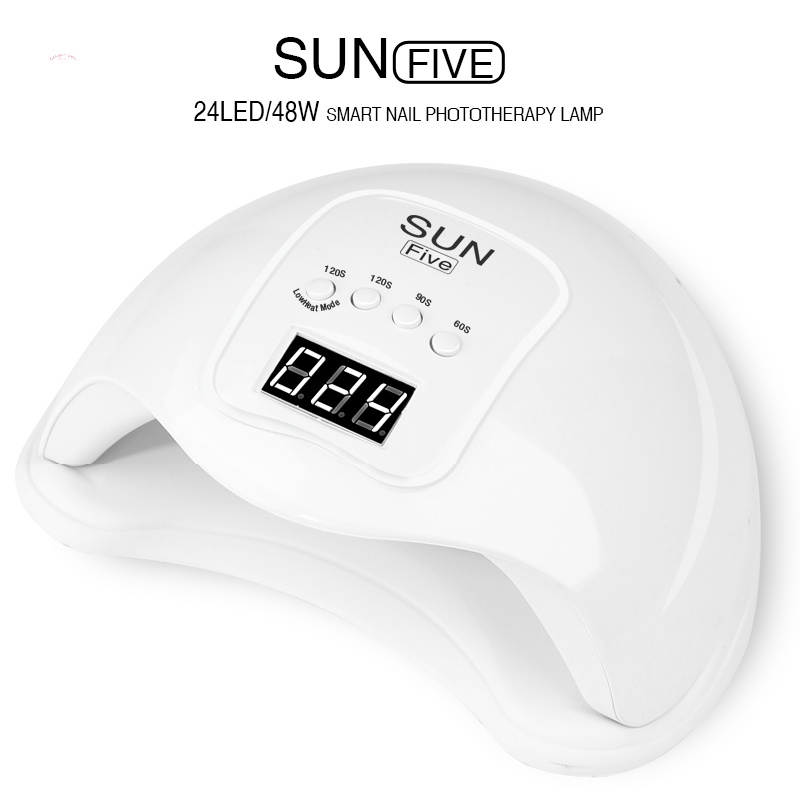 Đèn LED UV Hong Khô Sơn Móng Tay 4 Chế Độ Hẹn Giờ Tiện Dụng