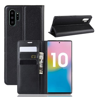 Bao da dạng ví Samsung Galaxy Note 10 , Note 10 plus may viền cao cấp chính hãng