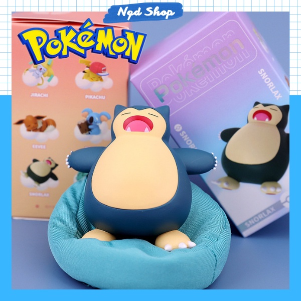 Mô hình Pokemon kiểu dáng nằm ngủ điệu đà dễ thương bao gồm hộp đựng nguyên seal
