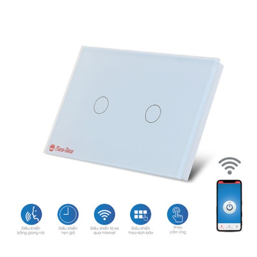 Công Tắc Cảm Biến WiFi Âm Tường Rạng Đông