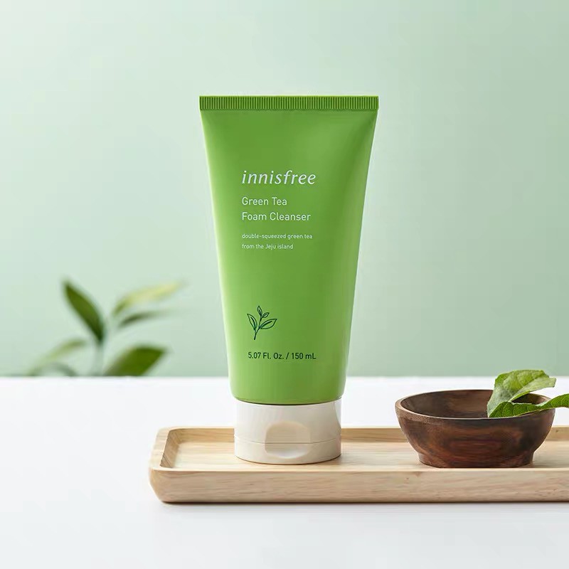 Sữa Rửa Mặt Trà Xanh Làm Sạch Sâu Innisfree Green Tea Foam Cleanser 150ml Chính H