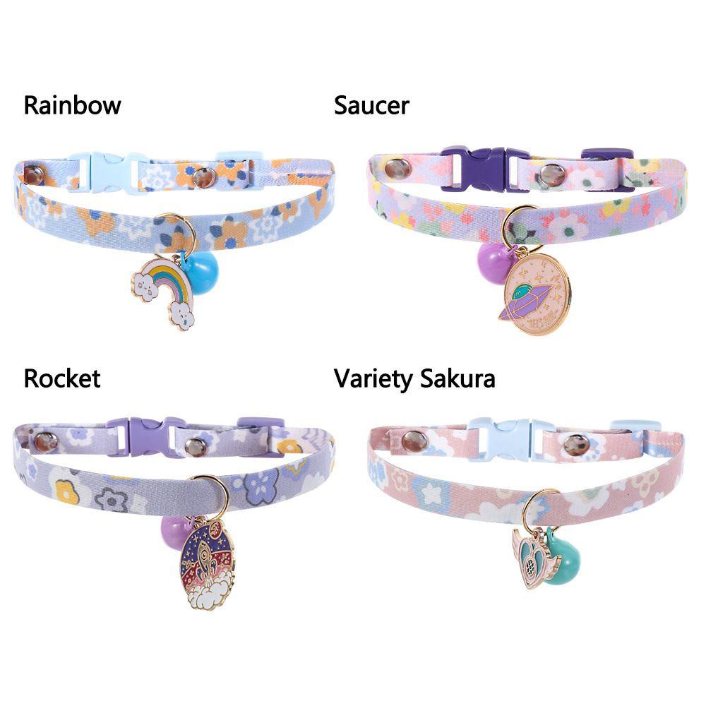 1 Phụ Kiện Vòng Cổ In Hoa Đáng Yêu Cho Thú Cưng