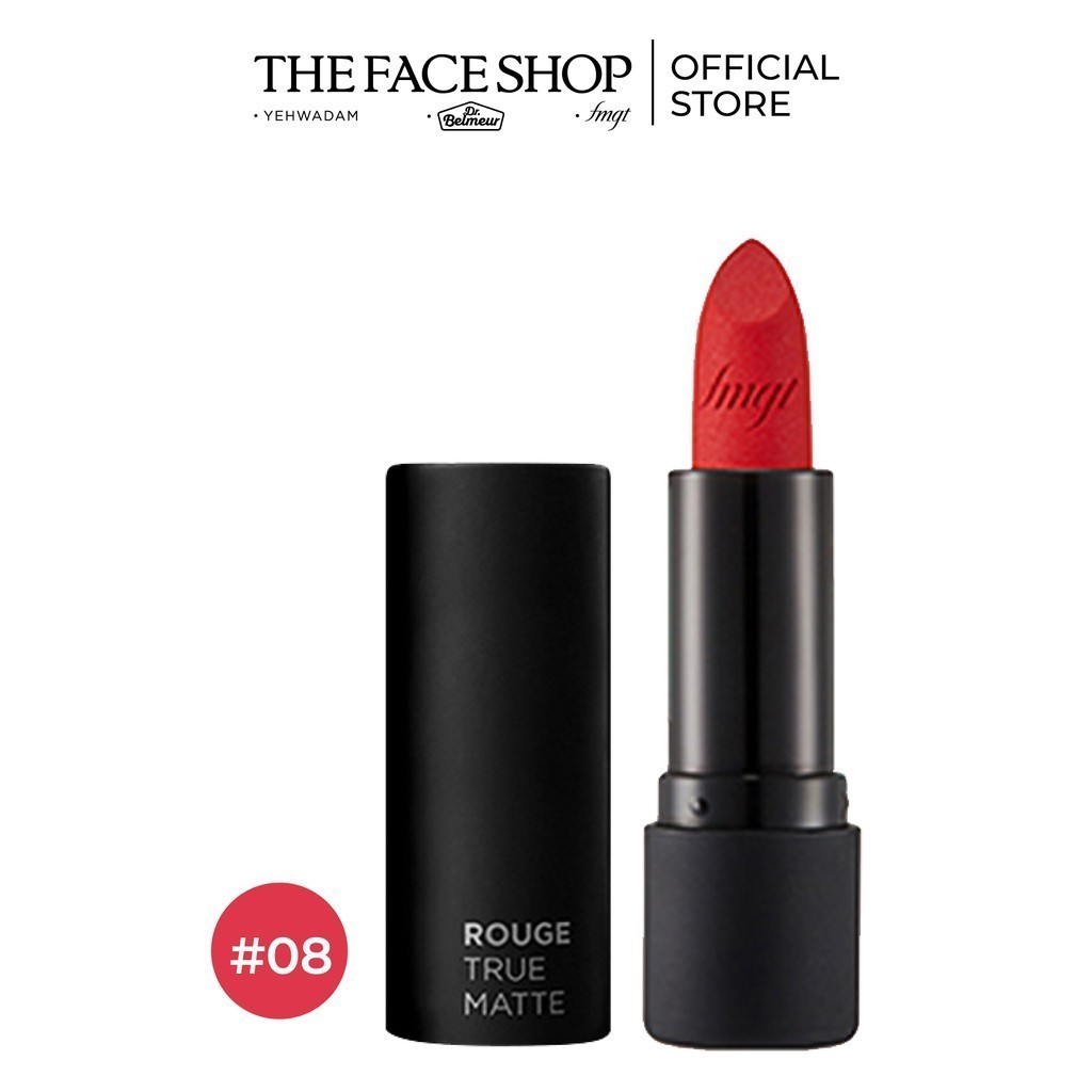 [Mã COSTFS205 -8% đơn 250K] Son Lì TheFaceShop Rouge True Matte FMGT 3.6g