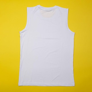 Áo Ba Lỗ Nam Trơn Màu Trắng (TankTOP BL111)