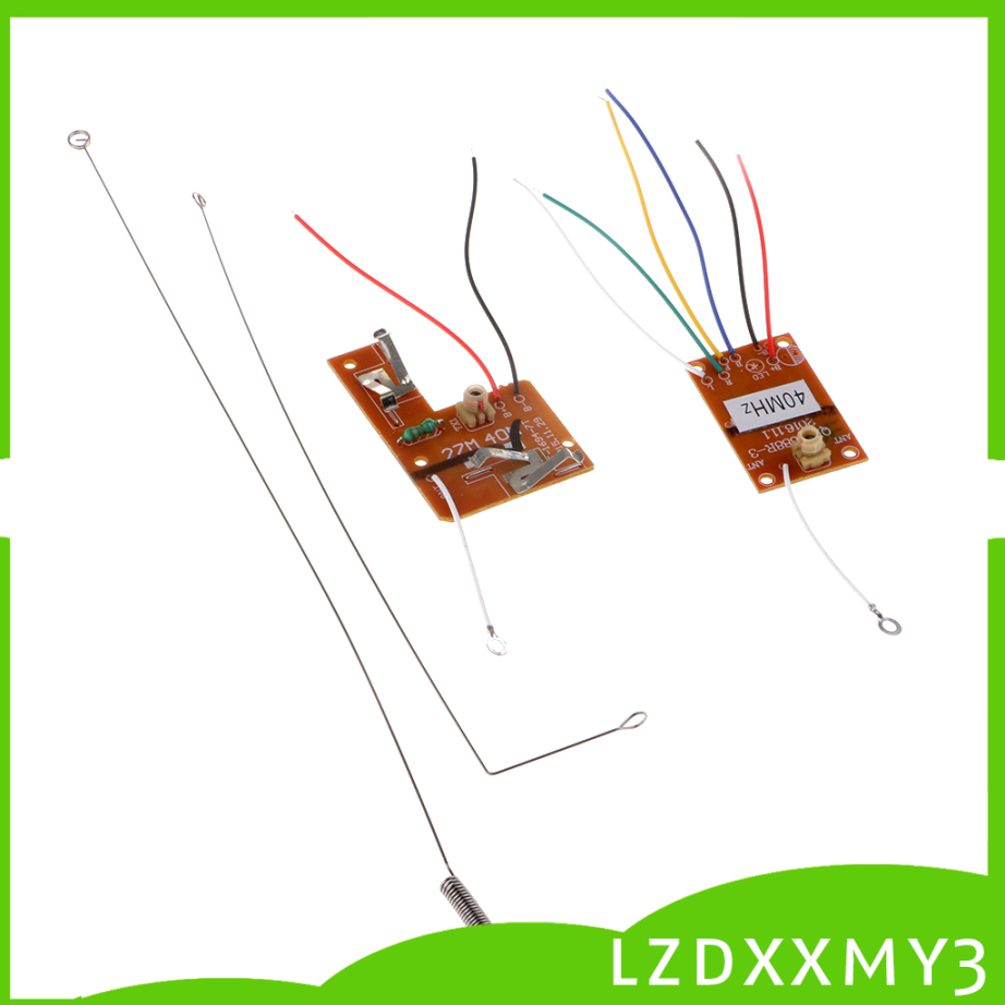 RC Bảng Mạch Truyền Nhận Tín Hiệu Điều Khiển Từ Xa 4ch 40mhz Diy Cho Xe Hơi / Xe Tải