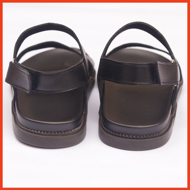 Dép Sandal Nam Quai Ngang Cao Cấp Sandal Nam Da Bò Thật Đế Cao Su Siêu Êm Đi Học, Đi Chơi, Đi Làm Thời Trang Trẻ Trung