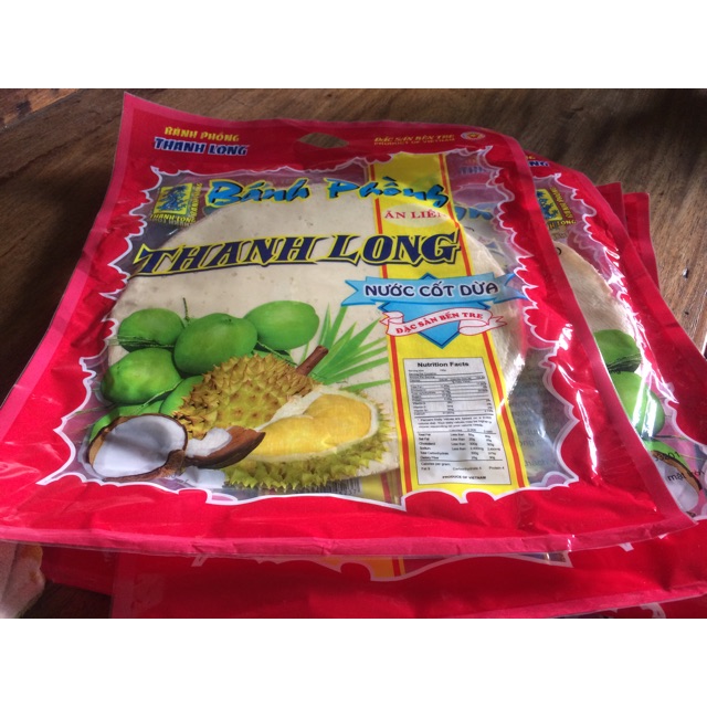 Bánh tráng sữa sầu riêng 390gr