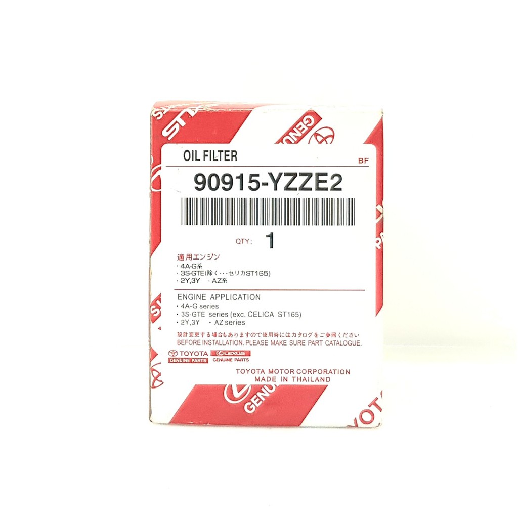 LỌC NHỚT TOYOTA OIL FILTER 90915 - YZZE2 CHO XE TOYOTA ZACE, CAMRY, VIOS