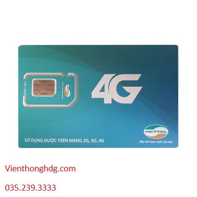 Sim 4G viettel gói D500 tặng 4gn/tháng trọn gói 1 năm không nạp tiền