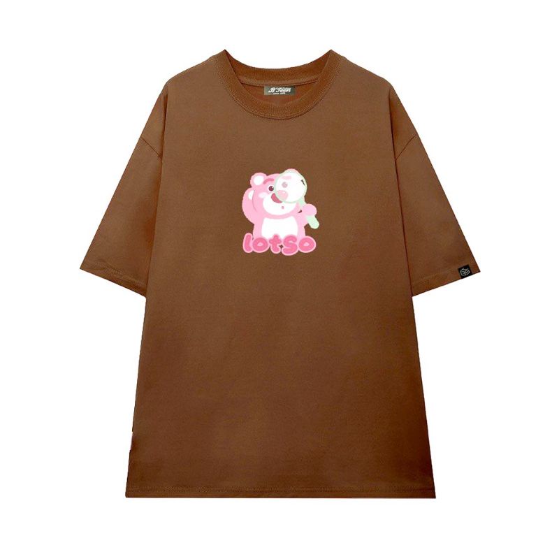 Áo thun táy lỡCó size Full màugấu Lotso