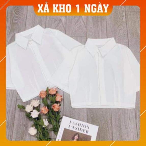 [Mã WARN20 giảm 20k đơn 150k] [HOT TREND] Áo sơ mi croptop HSU1 | BigBuy360 - bigbuy360.vn