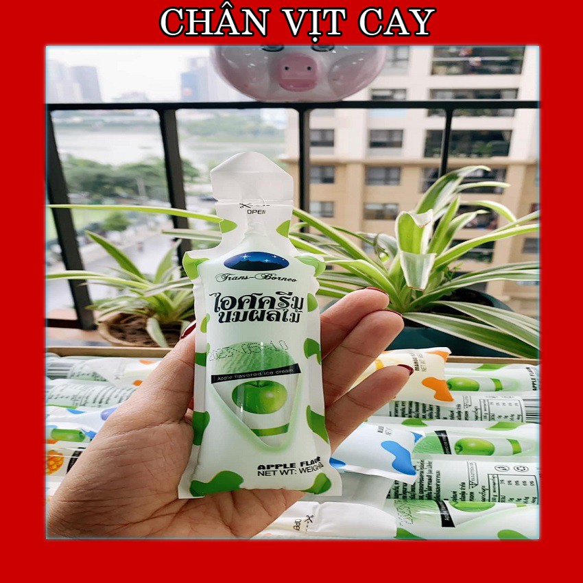 Kem sữa chua ❤️ Kem trái cây loại I siêu to, mát lạnh giải nhiệt mùa hè thơm ngon bổ dưỡng