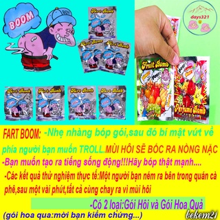 Bom đánh rắm bomb fruit - gói thối/gói thơm/bom trái cây đồ troll bạn bè