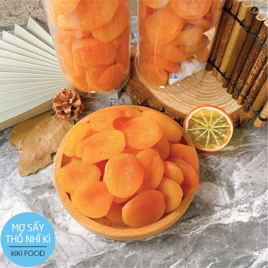 Mơ sấy dẻo tự nhiên Thổ Nhĩ Kỳ 450G KIKIFOOD thơm ngon, đồ ăn vặt Việt Nam an toàn vệ sinh thực phẩm