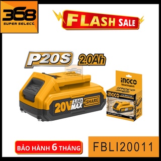 Pin sạc p20s ingco 20v dung lượng cao ingco fbli2001