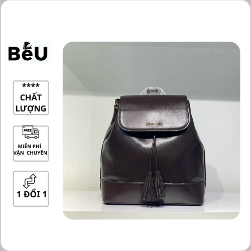 Balo nữ  đẹp du lịch CNK da mềm cao cấp thời trang cá tính dây rút tua rua size 30