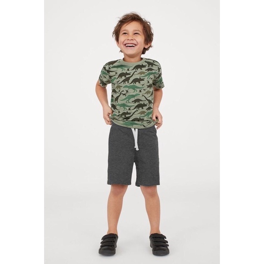 Quần thun đùi cotton HM bé trai