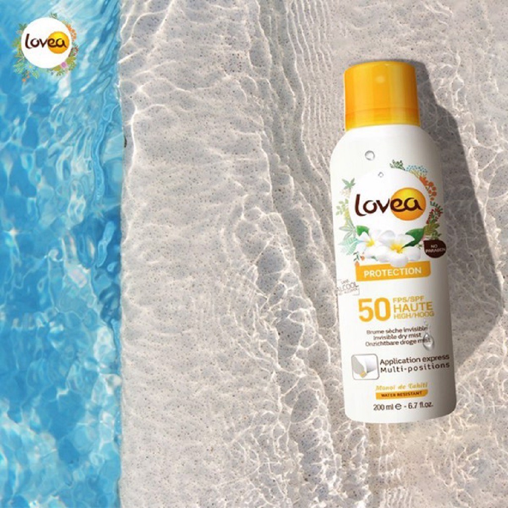 Xịt Chống Nắng Lovea SPF50 200ml