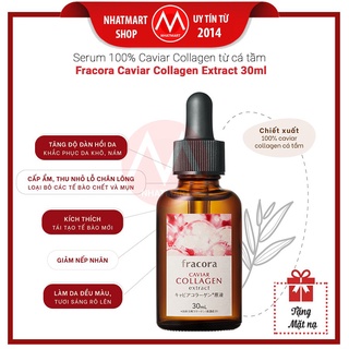 Serum dưỡng da Nhật bản nội địa Fracora Caviar Collagen Extract 30ml mã vạch 4901503852966