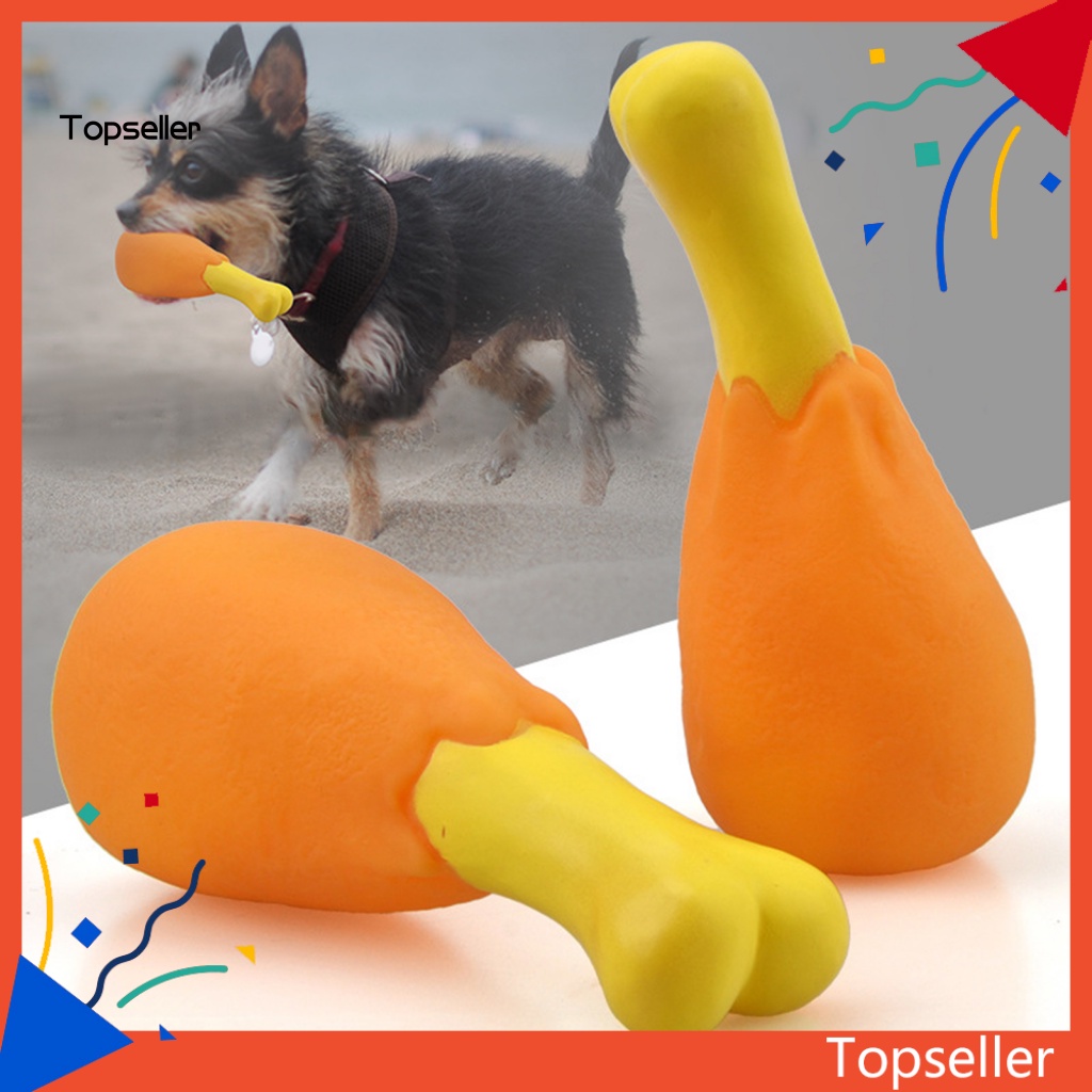 Đồ Chơi Nhai Gặm Hình Đùi Gà Cỡ Vừa Và Nhỏ Có Thể Tái Sử Dụng Cho Cún Cưng