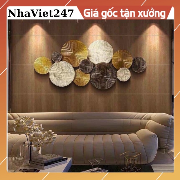 Tranh Sắt treo Tường trang trí Nghệ Thuật-Mã 937-KT 125x50cm- Tranh 3D kim loại-Decor Tường đẹp,rẻ, quà tặng ý nghĩa