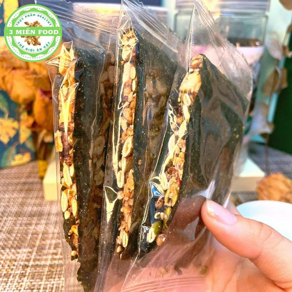 Rong biển kẹp hạt dinh dưỡng 3 Miền Food hũ 200g loại 1, ăn vặt healthy, giảm cân, Eatclean,cho gymer