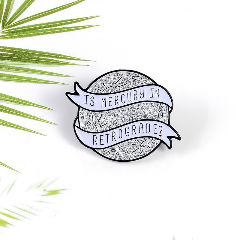 Ghim Cài Áo Kim Loại Hình Vũ Trụ Phong Cách Punk Cho Nam Nữ