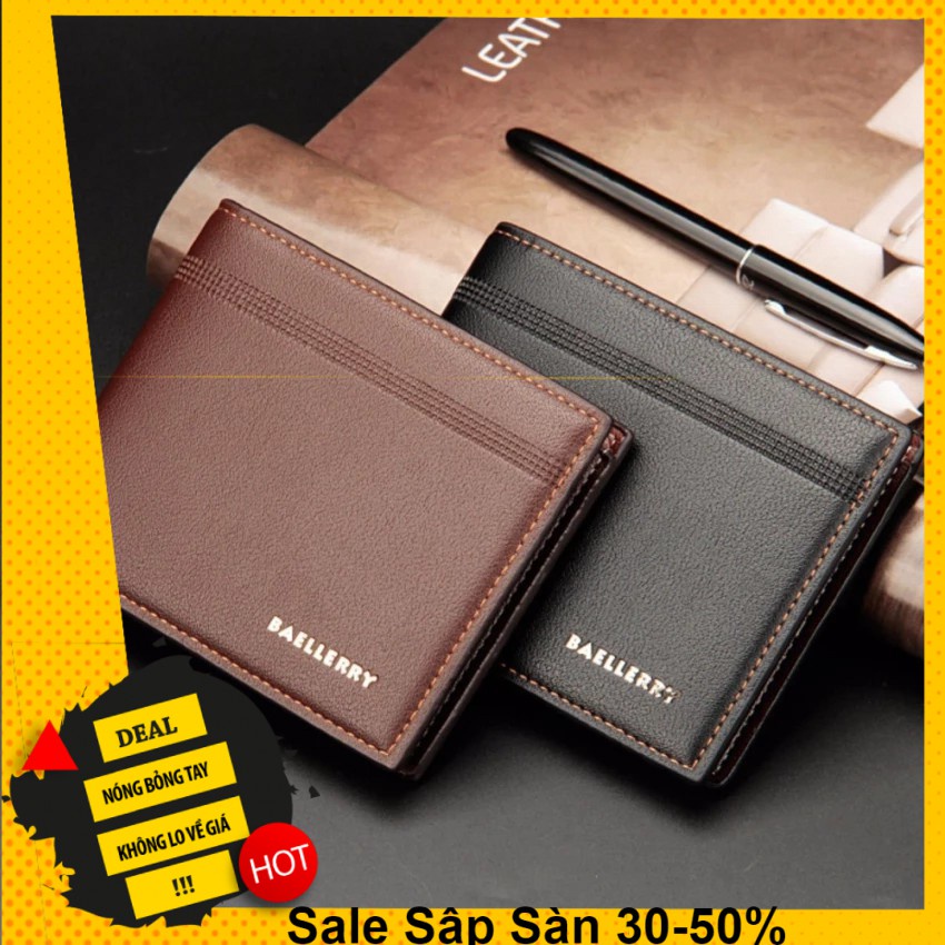 Ví da thật nam mẫu đẹp phong cách sang trọng, lịch lãm dáng ngang -tx2452