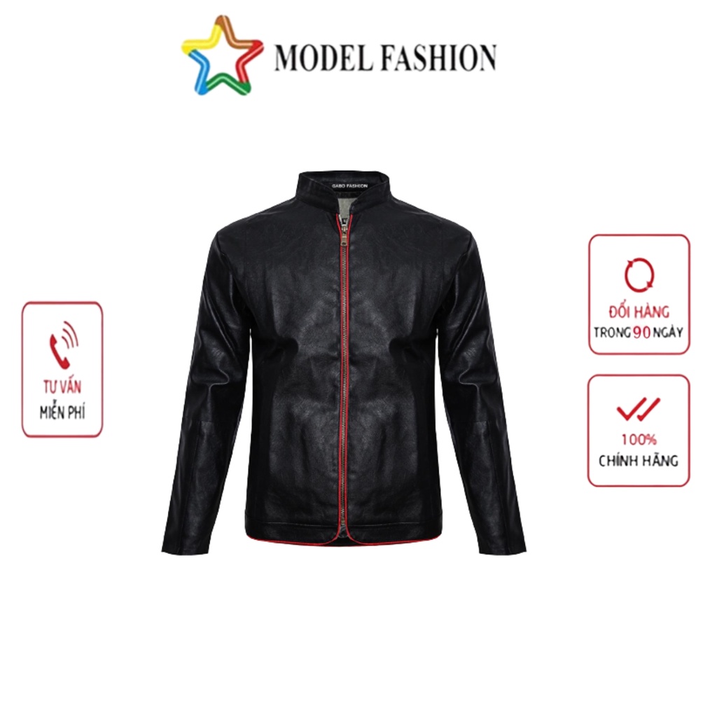 Áo khoác da nam lót dù thời trang cao cấp PHL AD018 hàng VNXK