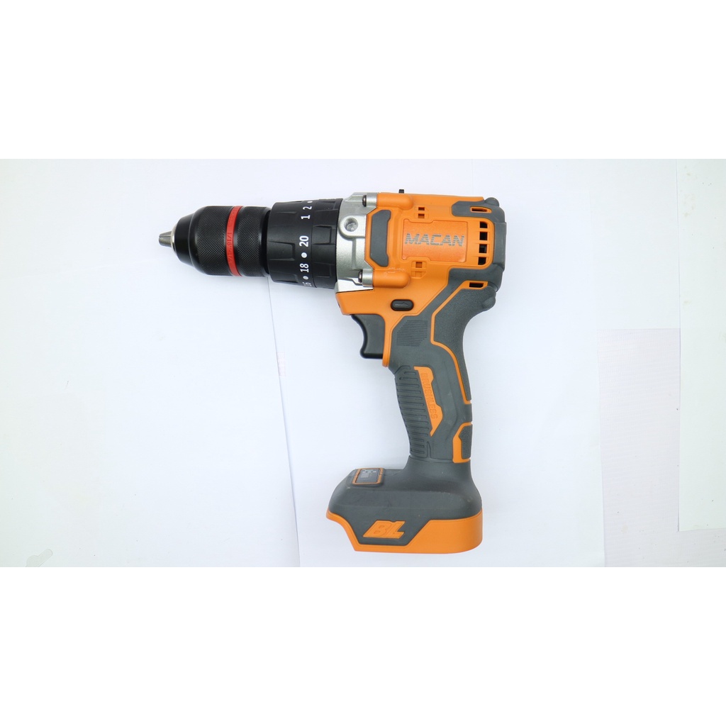 Thân Máy Khoan Pin 13mm MACAN Đầu AUTOLOCK Viền Đỏ Chính Hãng