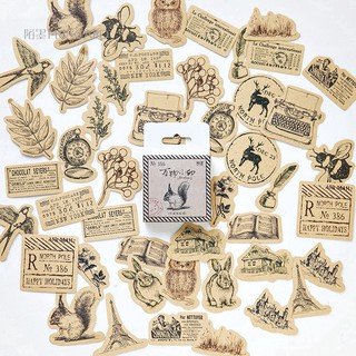Set 45 hình dán trang trí sổ lưu niệm độc đáo