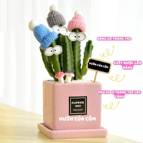 Phụ kiện terrarium bảng gỗ size 4 x 6 cm . Chuyên trang trí tiểu cảnh cây cảnh , có thể ghi chữ lên bảng