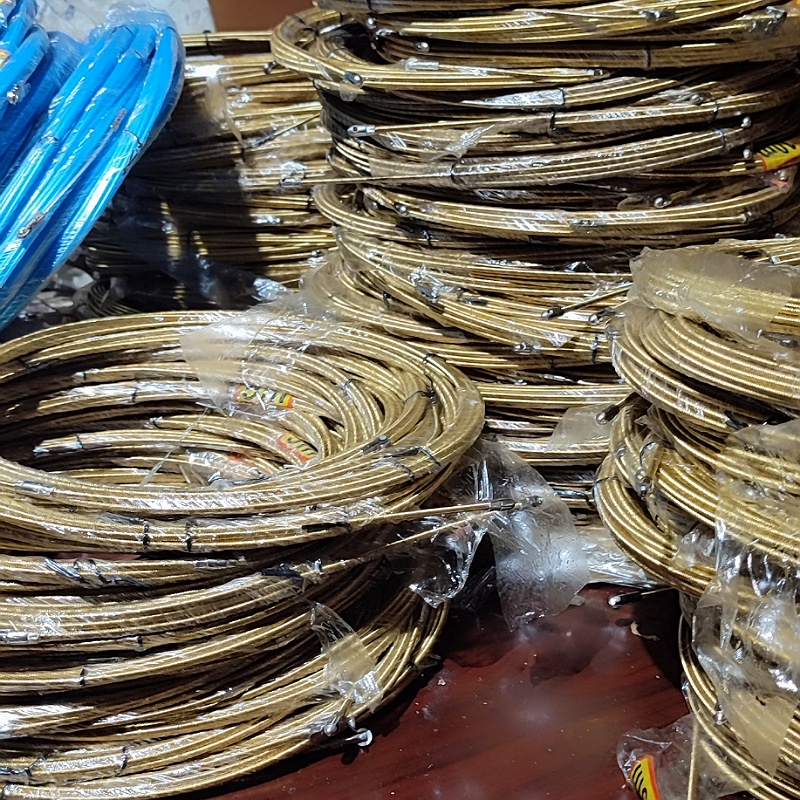 DÂY MỒI CÁP CAP luồn dây điện 4.0 🔥💥 TẶNG CÁP Thít 15K🔥💥 thép không gỉ cao cấp, bánh xe siêu nhỏ,đầu cáp lua linh hoạt