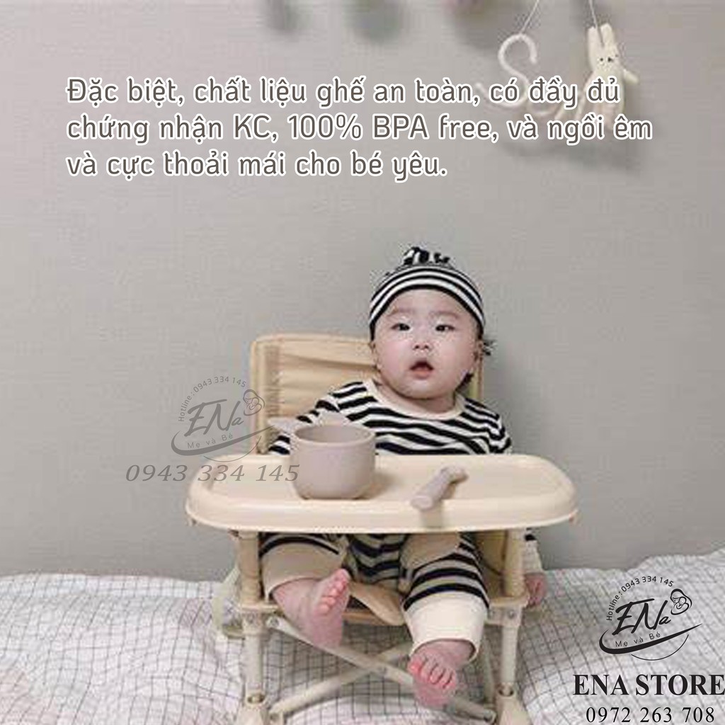 Ghế Ăn Dặm Du Lịch Hoo Booster cho Bé