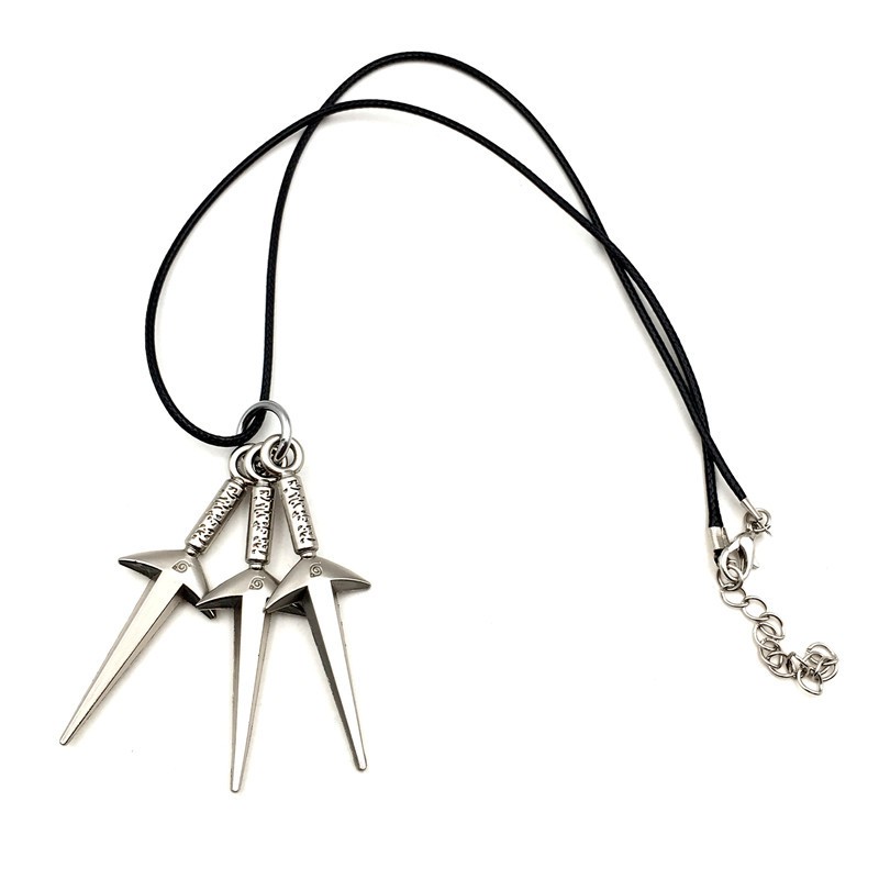Vòng cổ Mặt anime naruto shuriken ninjia Chất Lượng Cao Không Phai Màu