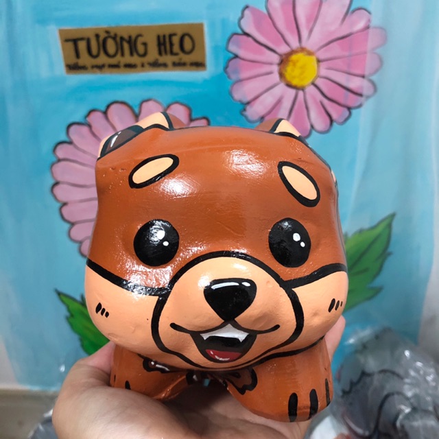 Heo đất handmade - cáo chibi