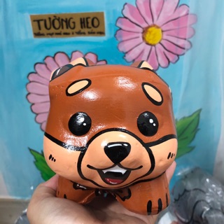 Heo đất handmade - cáo chibi